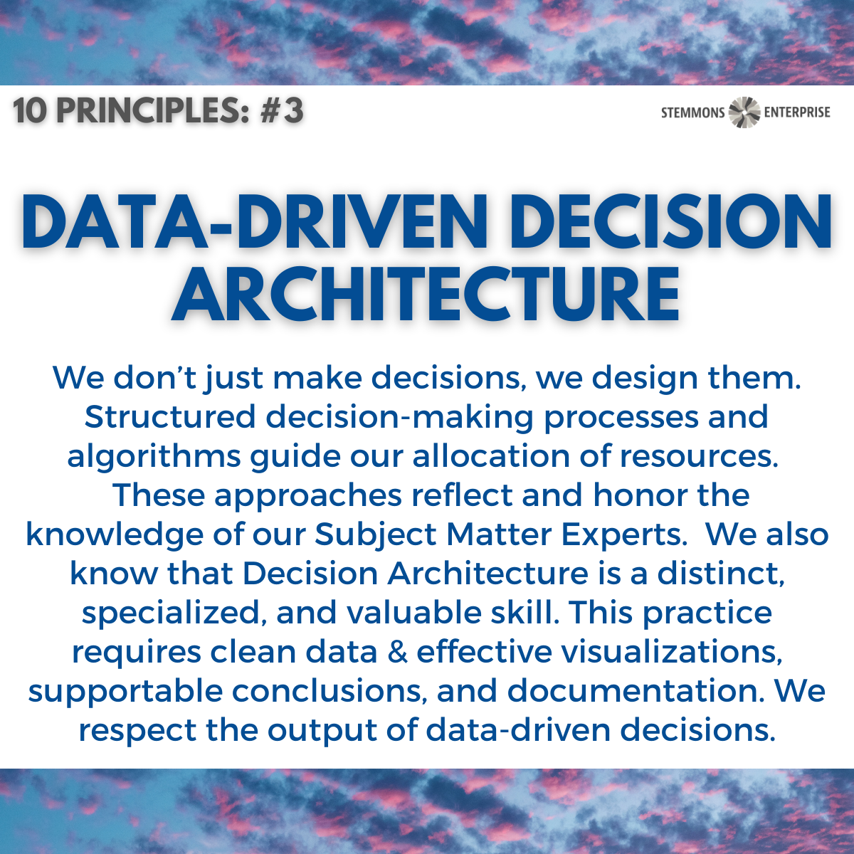 Data-Driven Decision Architecture