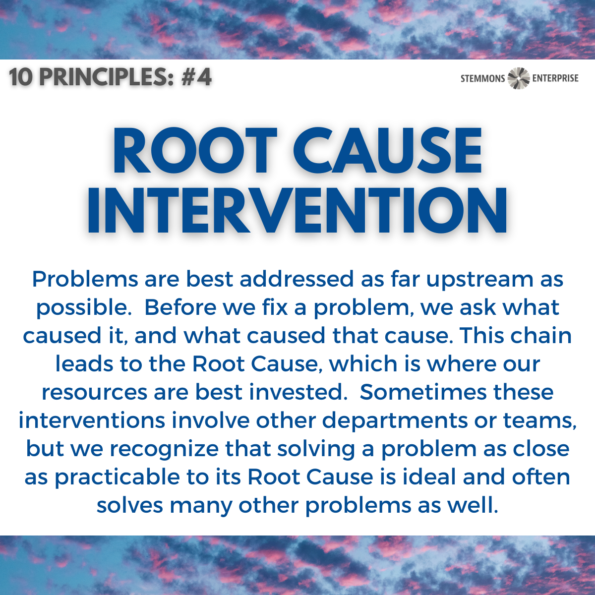 Root Cause Intervention