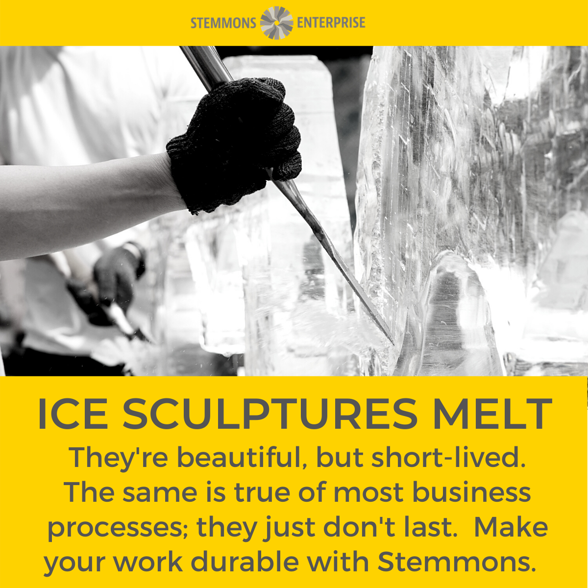 Ice Sculptures Melt